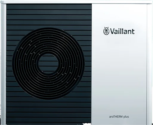 Vaillant aroTHERM plus air source heat pump outdoor unit